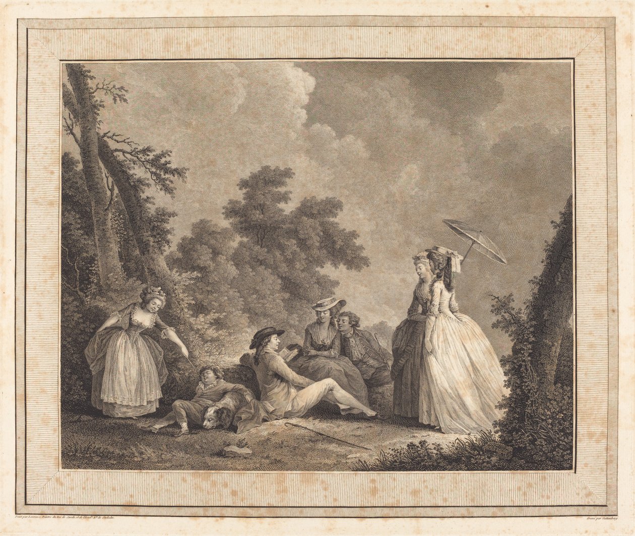 Mercury fra Frankrike av Heinrich Guttenberg after Nicolas Lavreince