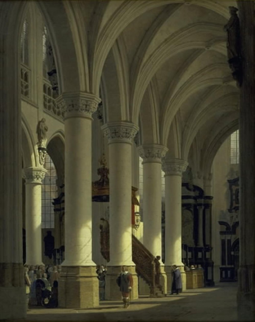 Kirken i St. Mal i Brussel av Heinrich Hansen