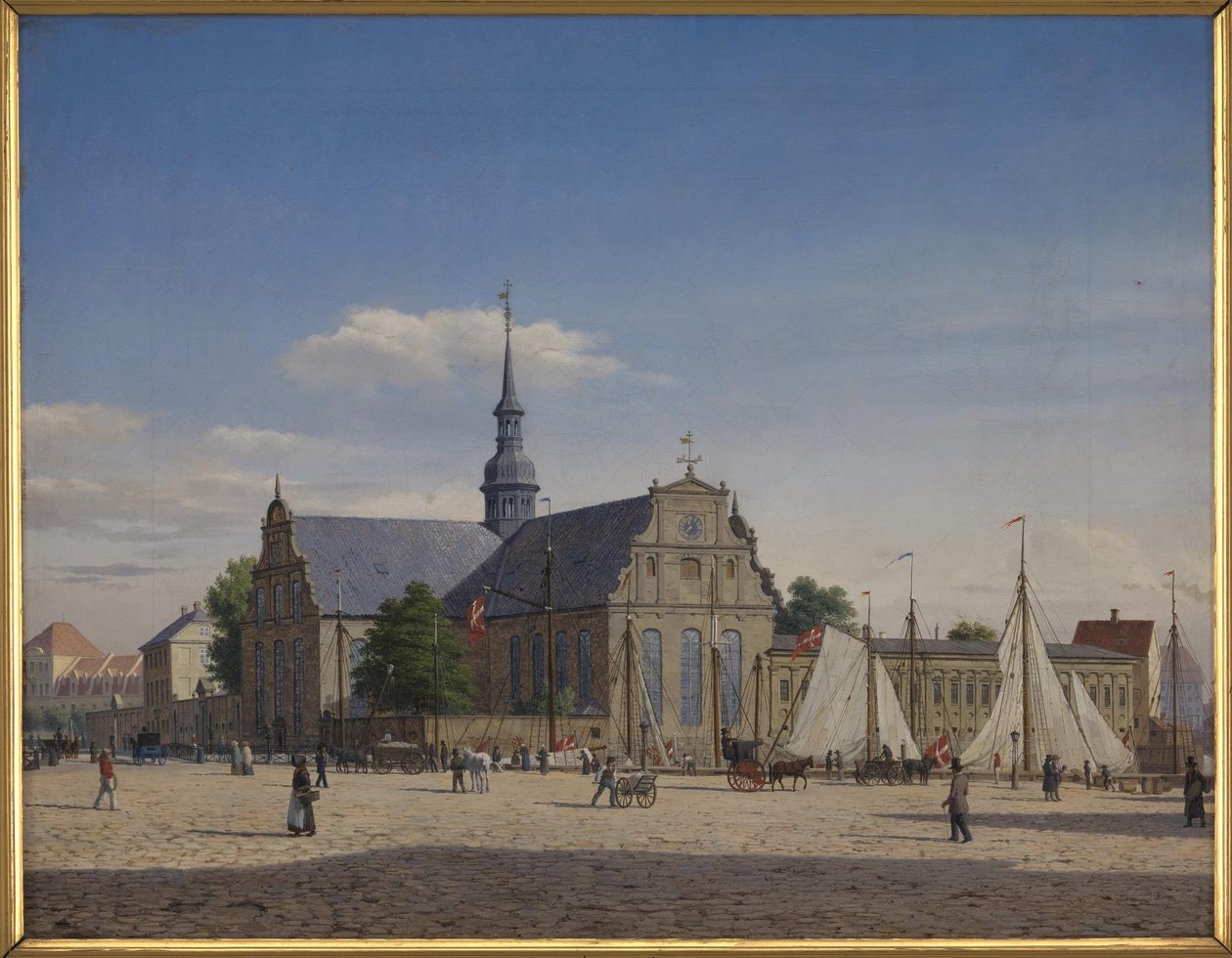 Fest på Holmens Kirke av Heinrich Hansen