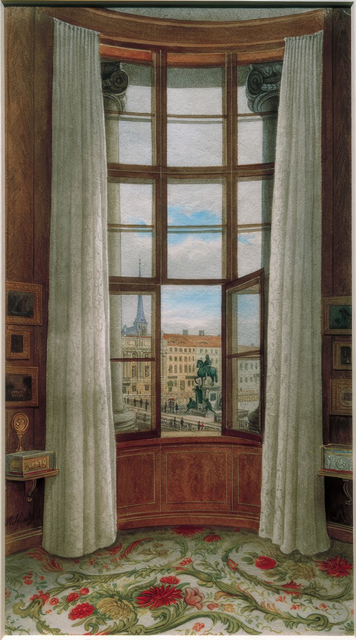 Utsikt fra Berlin City Palace av Heinrich Hintze