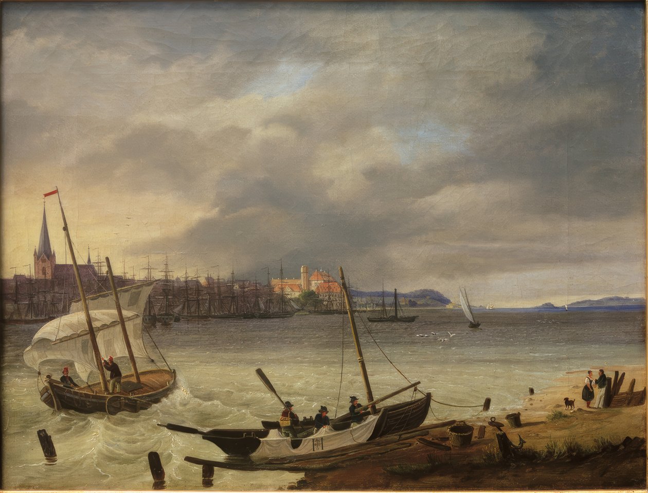 Kiel og Kielfjorden av Heinrich Hintze