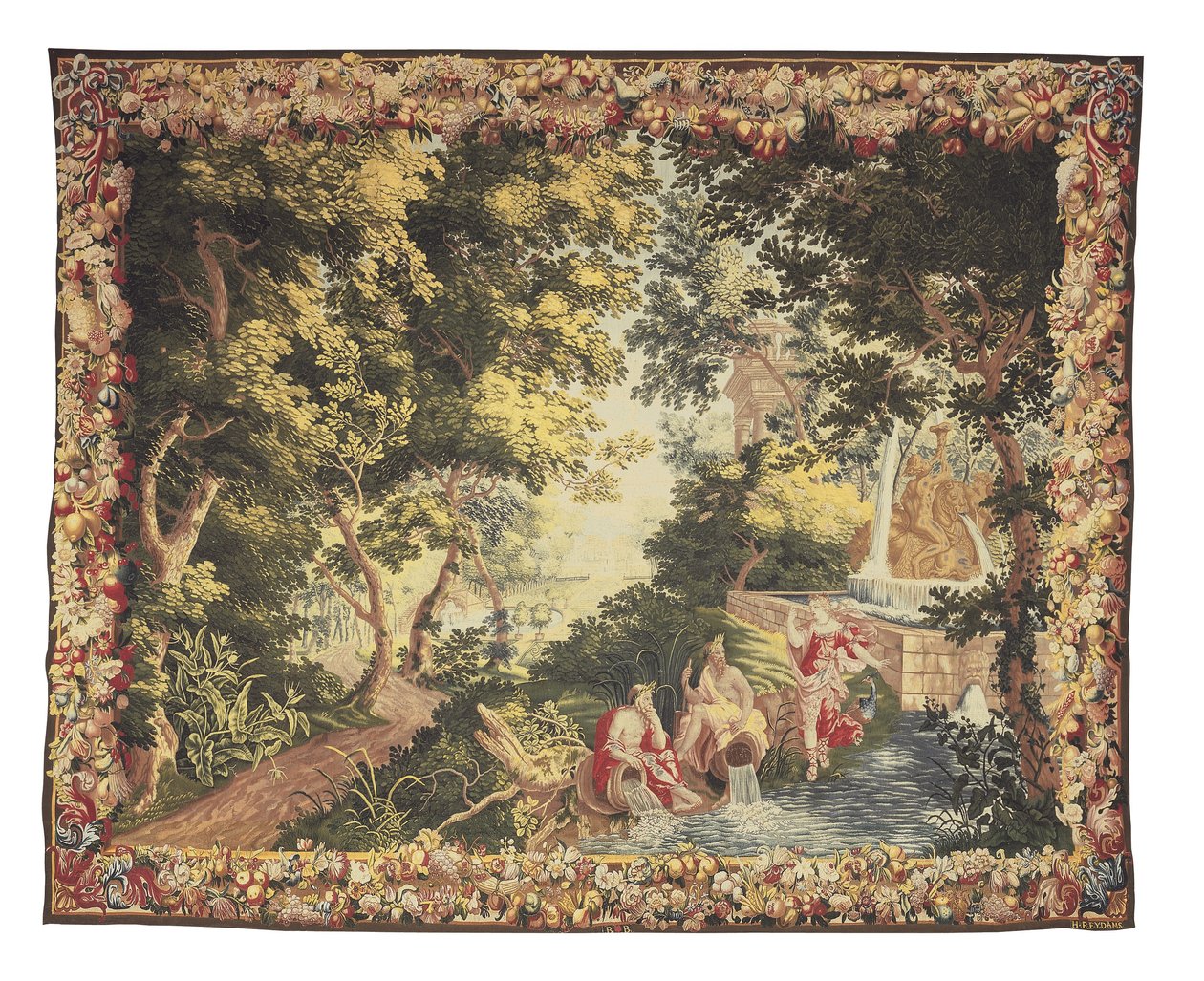 Et mytologisk billedvev fra Brussel fra serien til Diana & Callisto, ca. 1680-1710 av Heinrich II Reydams