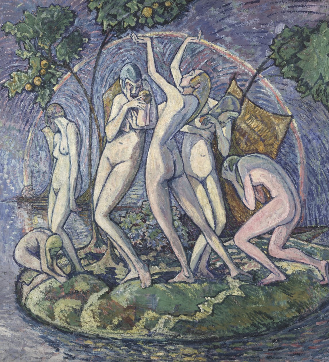 Fredens øy, ca. 1918-19 av Heinrich Vogeler