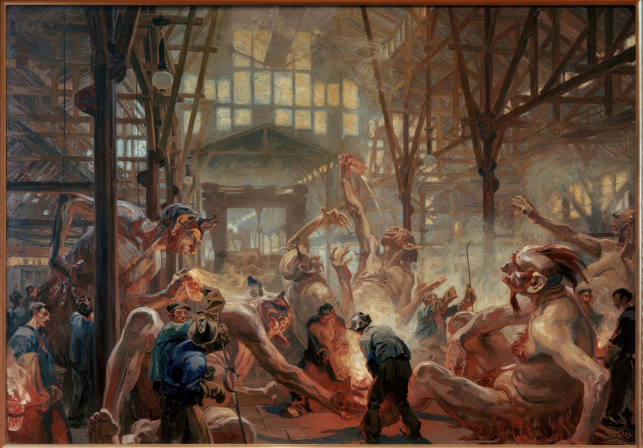 Krupp-djevlene av Heinrich Kley