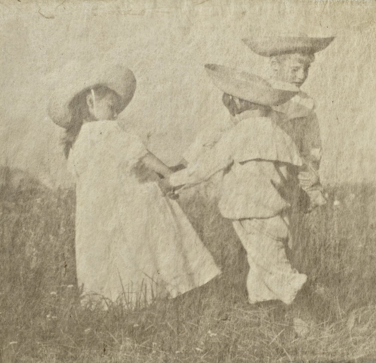 Walther, Edeltrude og Hans Kühn, ca. 1905 (platina palladiumtrykk) av Heinrich Kuhn