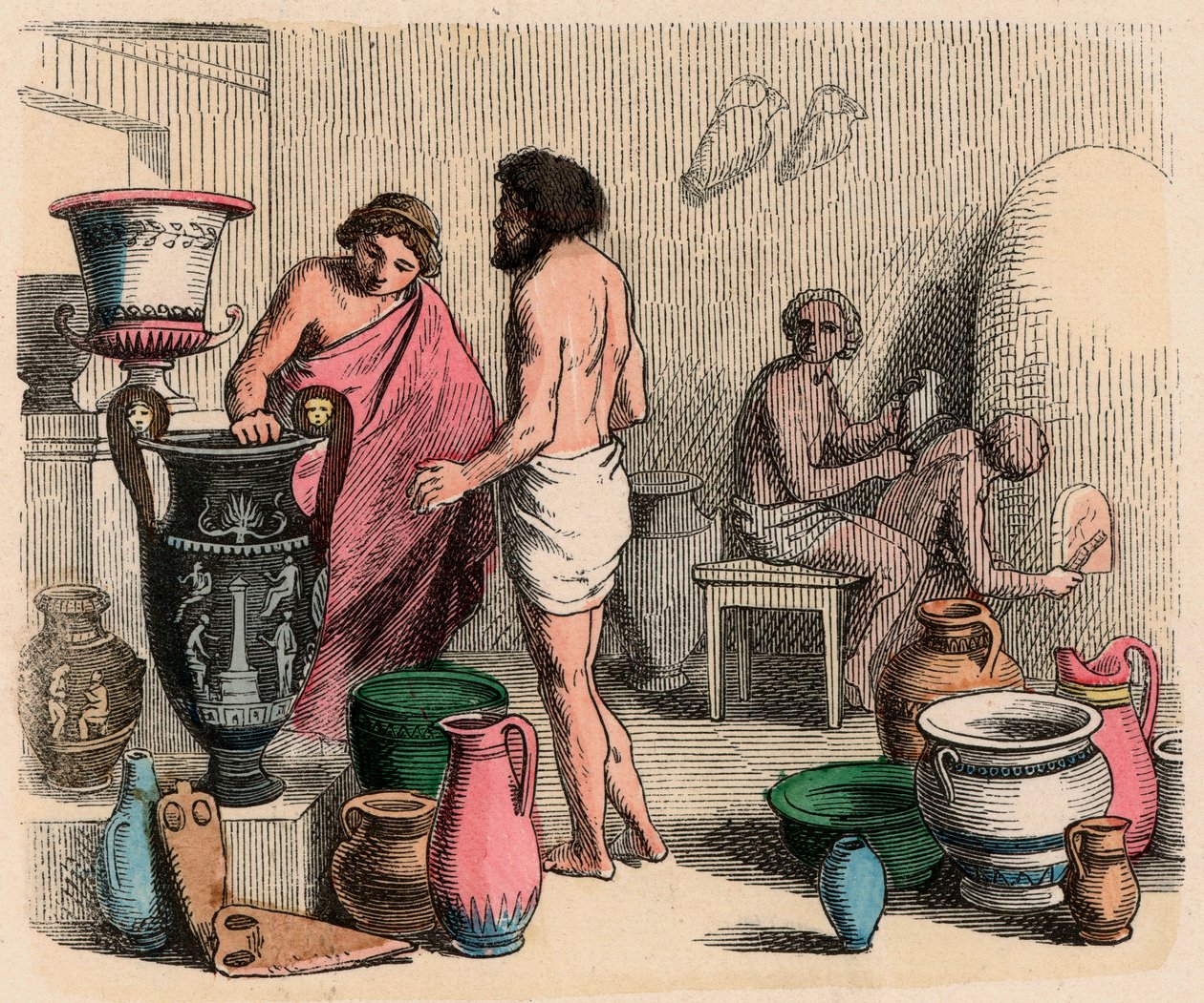 Antikkens Hellas: Keramikk av Heinrich Leutemann