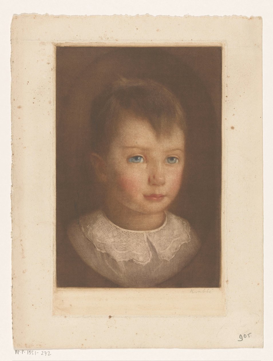 Portrett av en ukjent gutt av Heinrich M. Krabbé