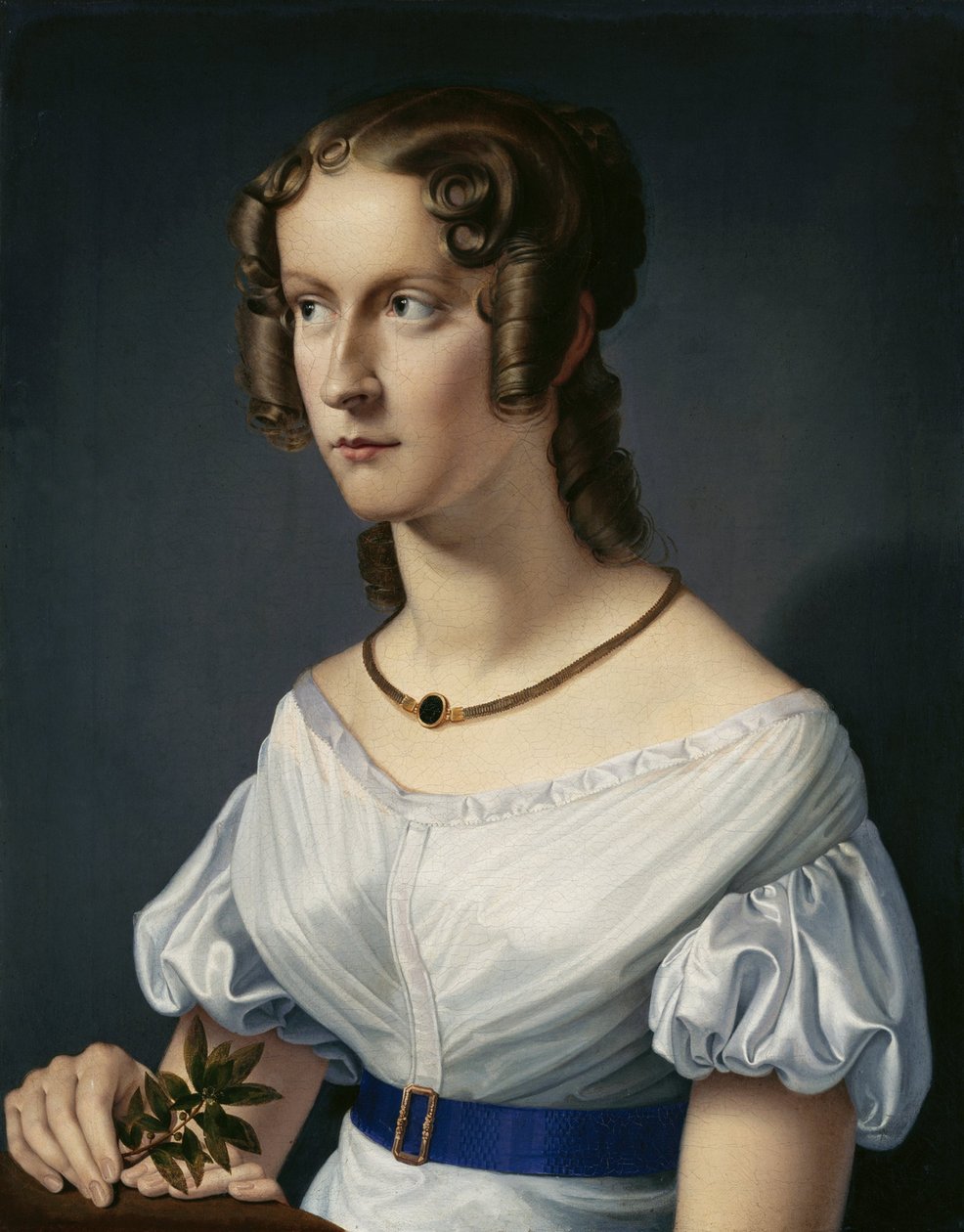 portrett av en jente av Heinrich Maria von Hess