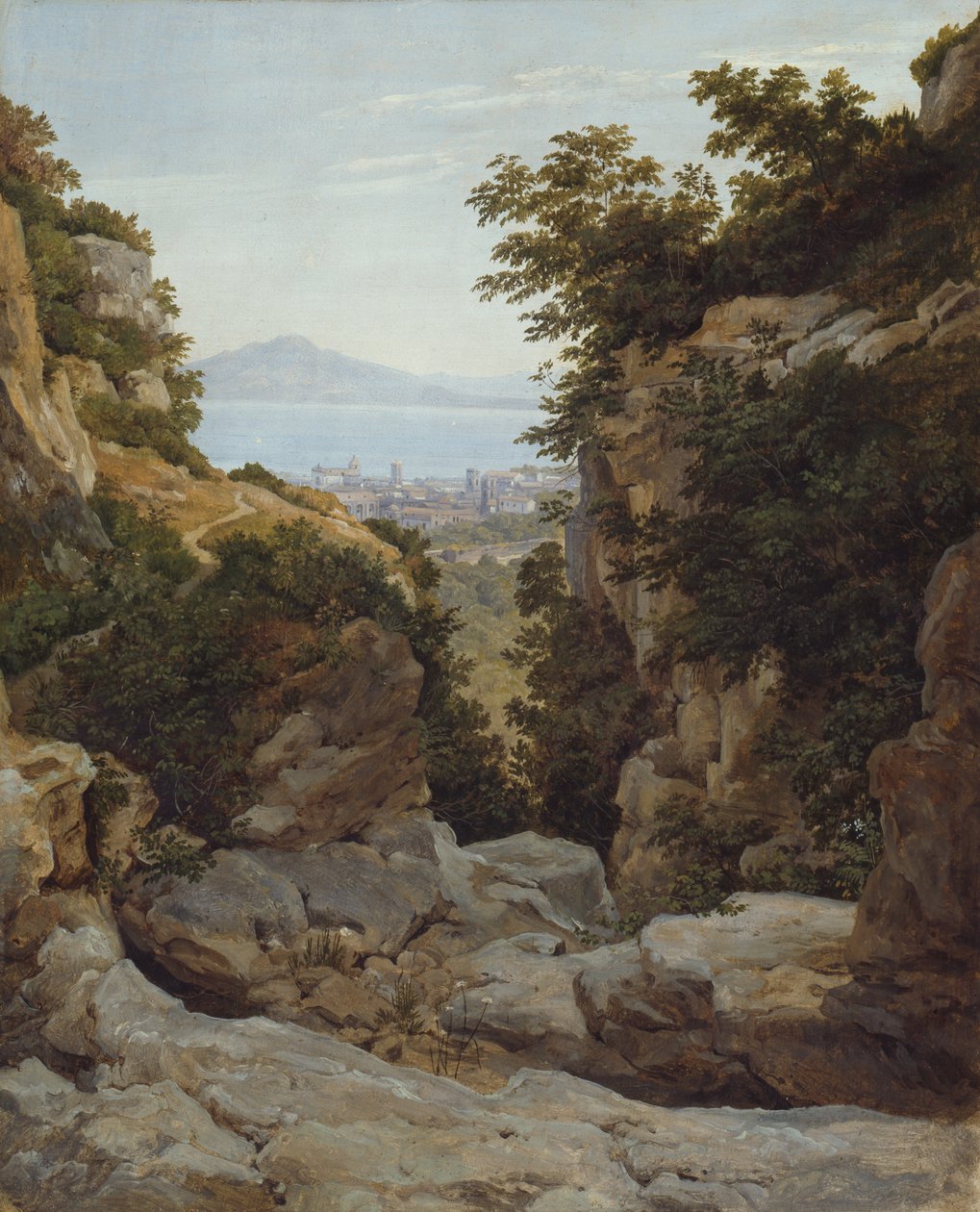 Italiensk landskap av Heinrich Reinhold