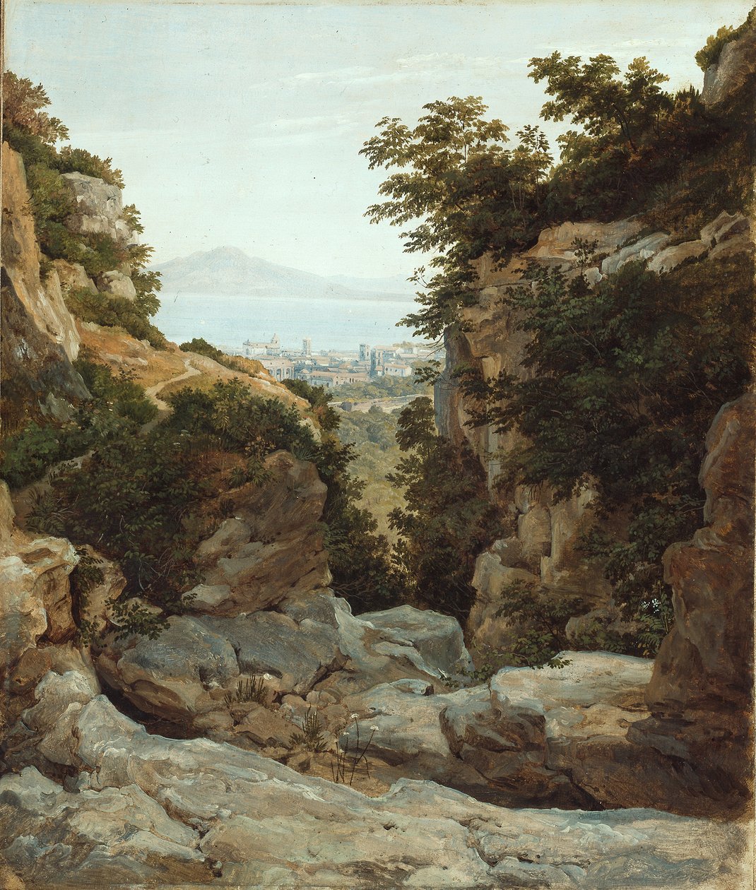 Italiensk landskap av Heinrich Reinhold