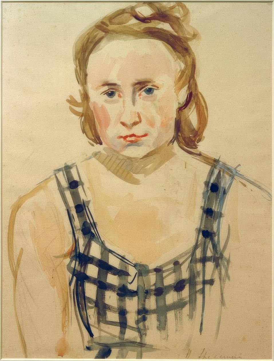 Portrett av Kate Werner av Heinrich Stegemann