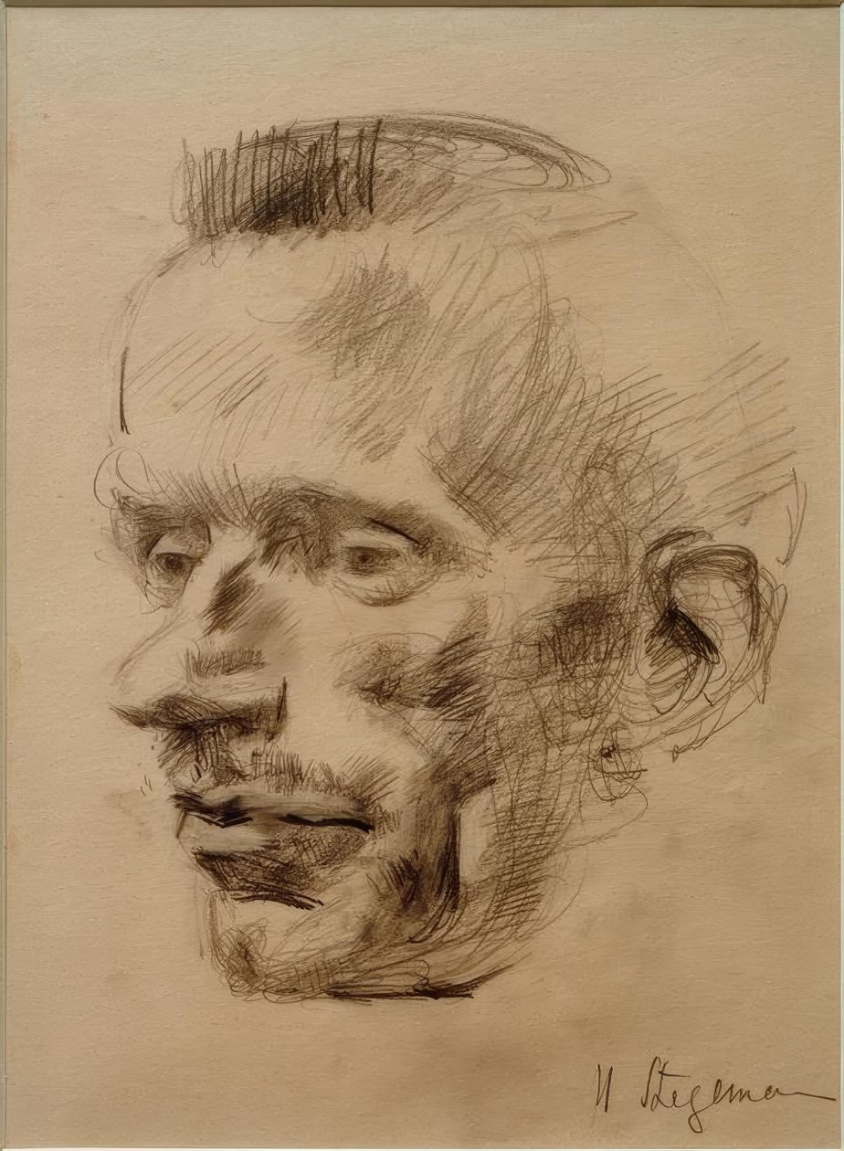 Portrett av Wilhelm Werner, rundt 1926 av Heinrich Stegemann