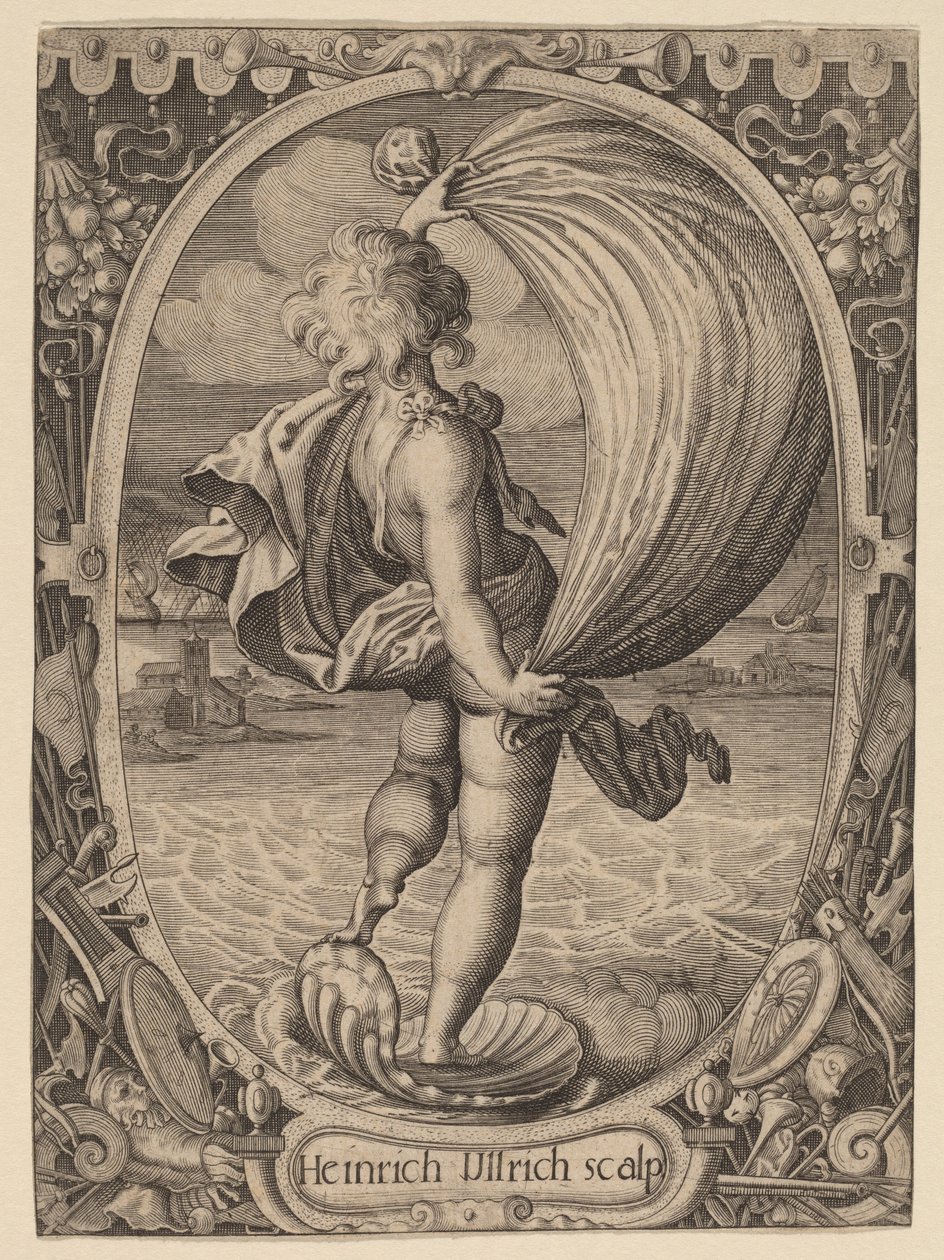 Aiolos, Personifisering av vinden av Heinrich Ulrich