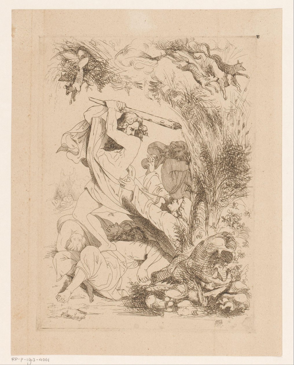 Samson beseirer filistrene sinne (Ira) Deadly Sins and the Fall (serietittel) av Heinrich Vianden