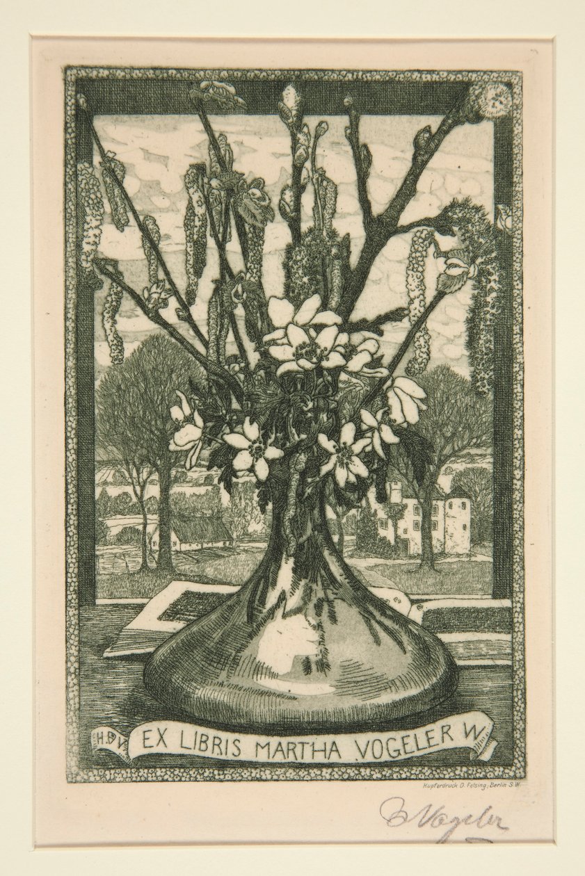 Bokplater av Heinrich Vogeler