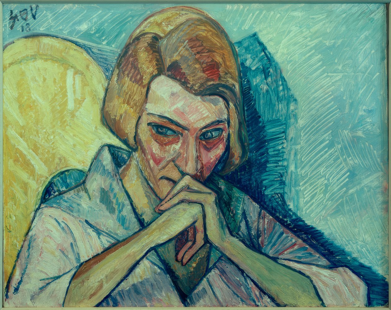 Portrett av Ilse Hahn-Stoermer av Heinrich Vogeler