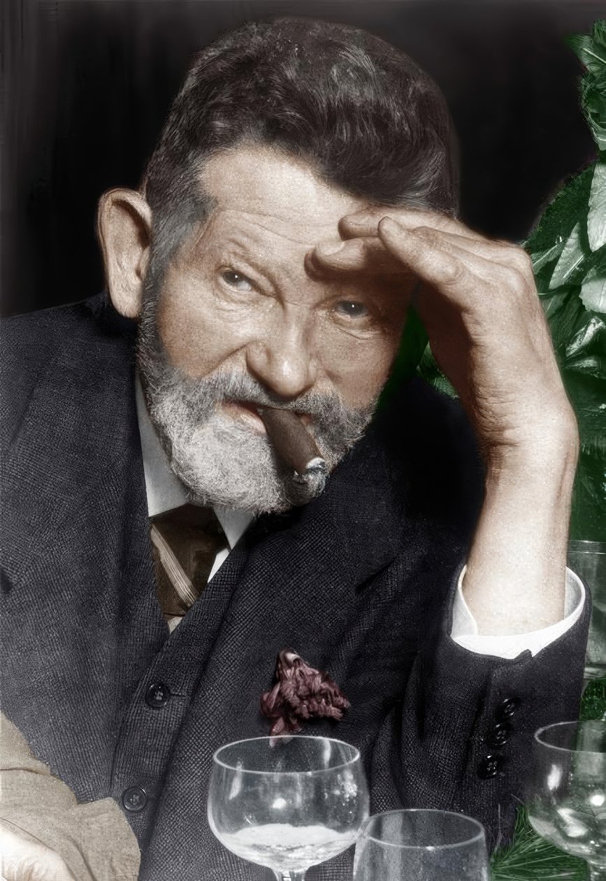 Heinrich Zille / Foto rundt 1918 av Heinrich Zille