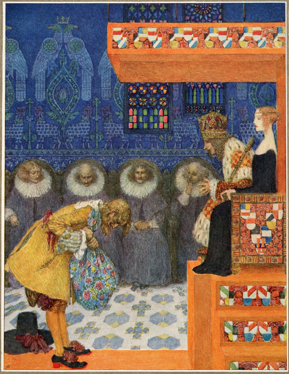 The Travelling Companion from Tales av Hans Christian Andersen, pub. 1911 av Heinrich and Urban Lefler