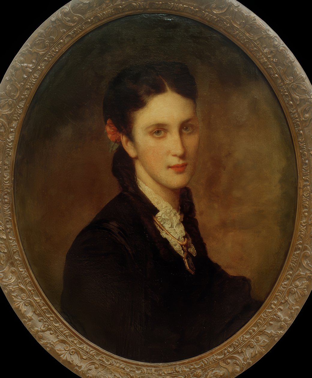 Portrett av Karoline von Liebieg, 1868 av Heinrich von Angeli
