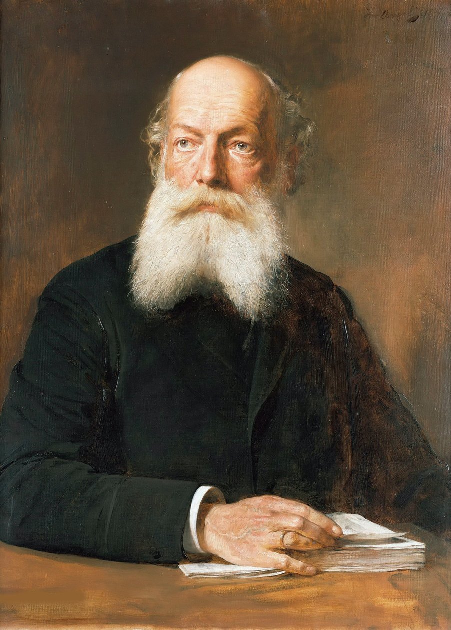 Portrett av Friedrich August Kekulé von Stradonitz, 1829-1896, 1890. av Heinrich von Angeli