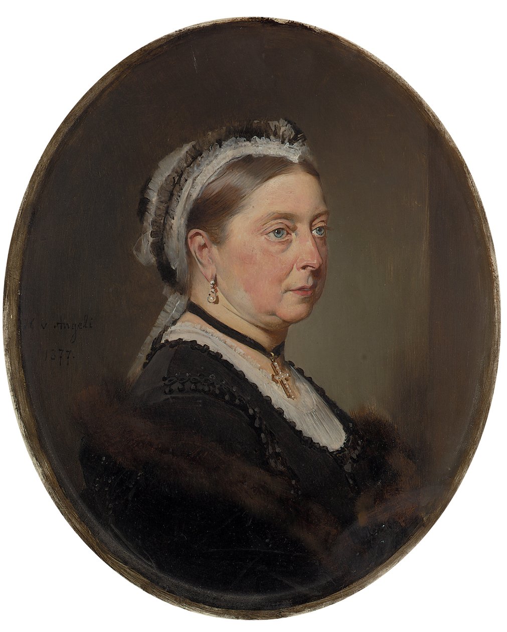 Dronning Victoria, 1877 av Heinrich von Angeli