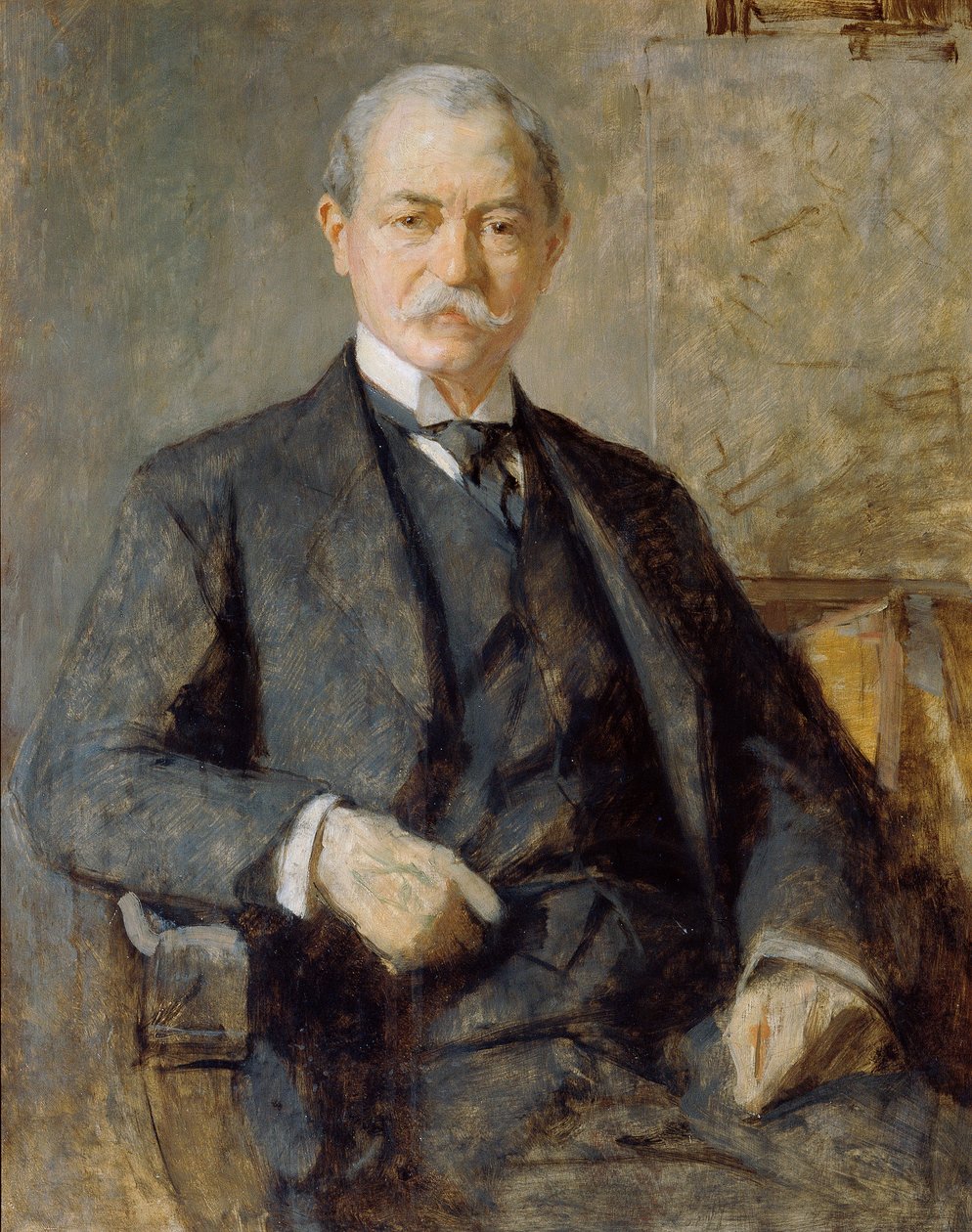 selvportrett av Heinrich von Angeli