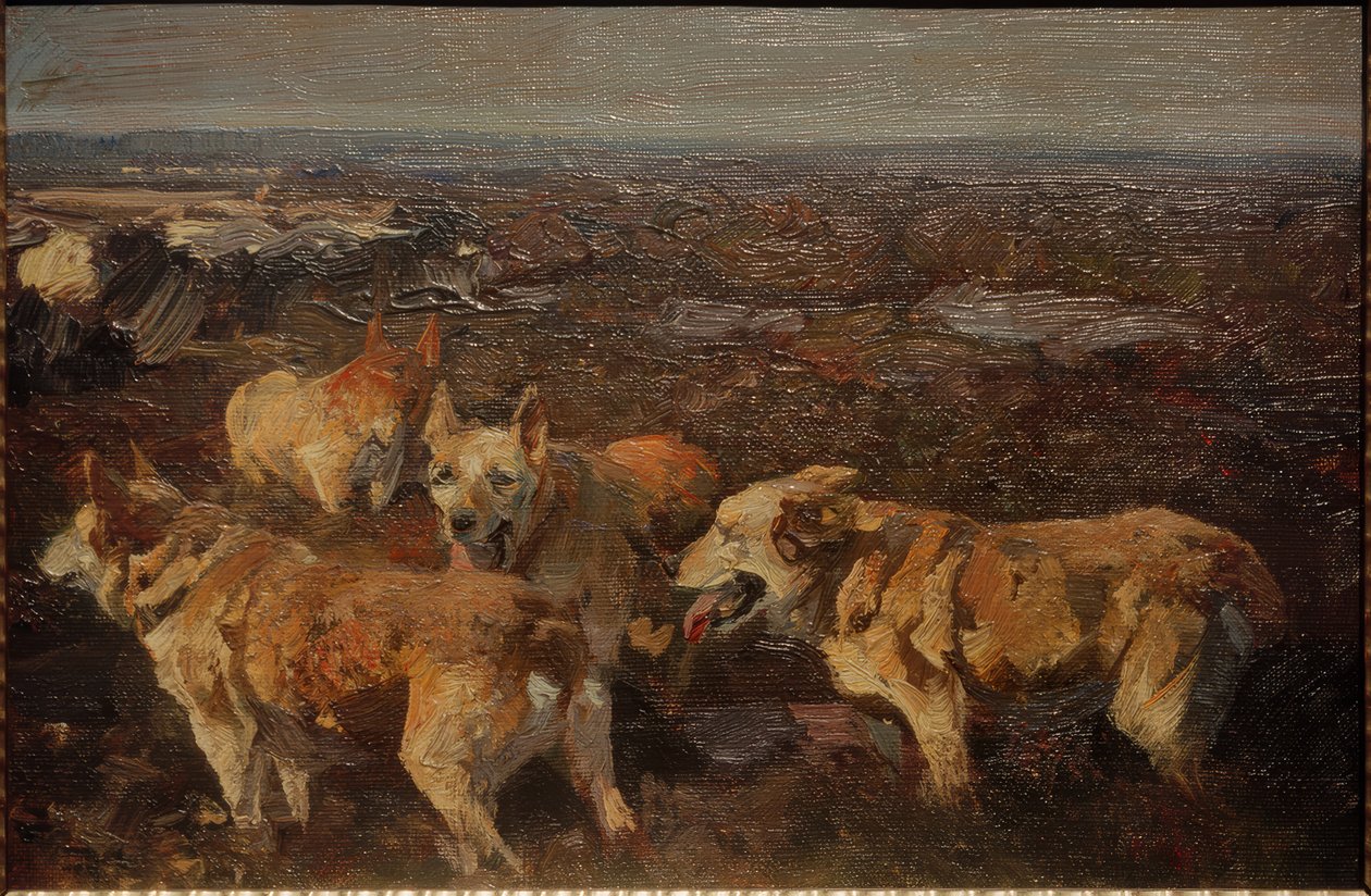 hunder av Heinrich von Zügel