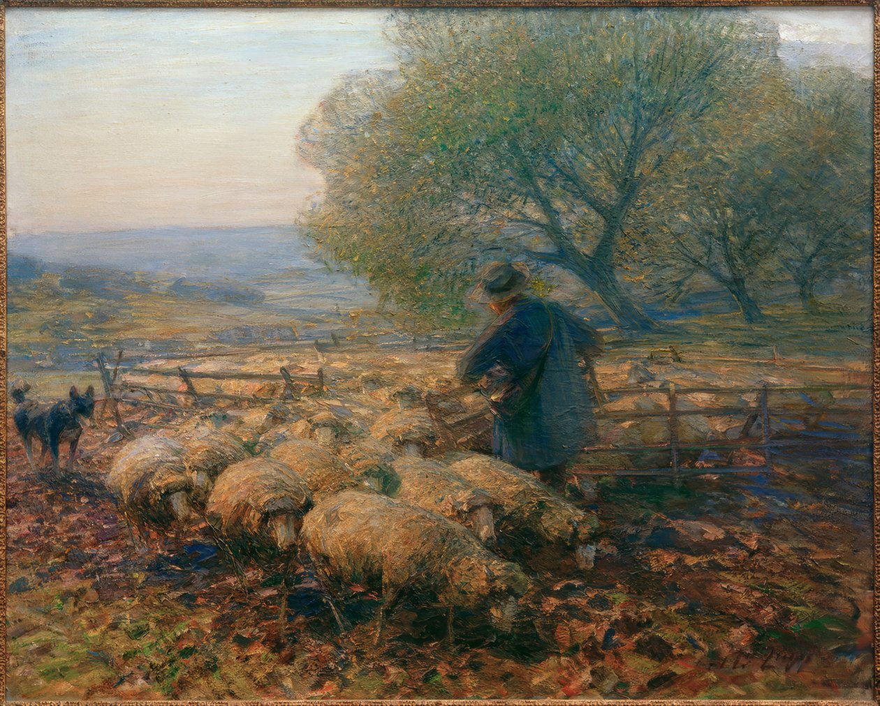 Sauer forlater bingen av Heinrich von Zügel