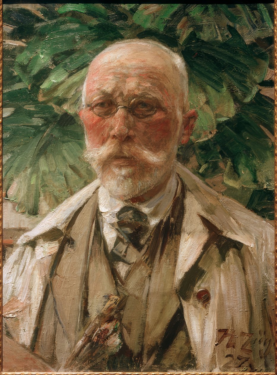 Selvportrett av Heinrich von Zügel