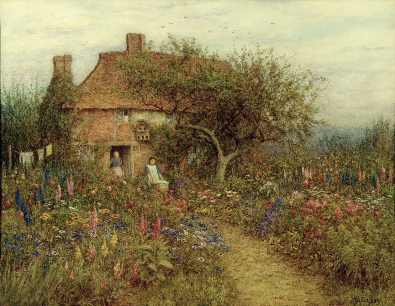 En hytte nær Brook, Witley, Surrey av Helen Allingham