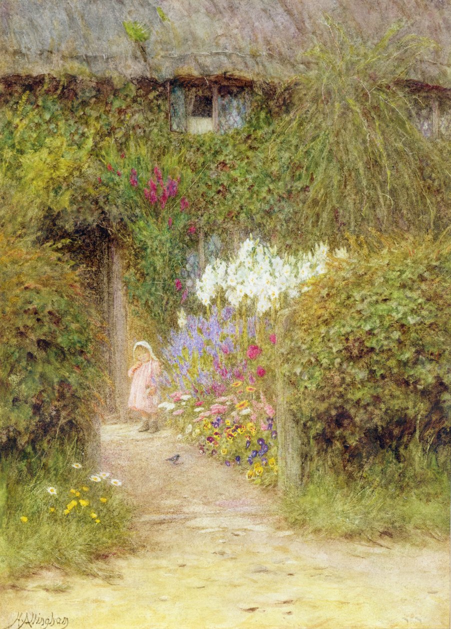 En hytte ved Redlynch av Helen Allingham