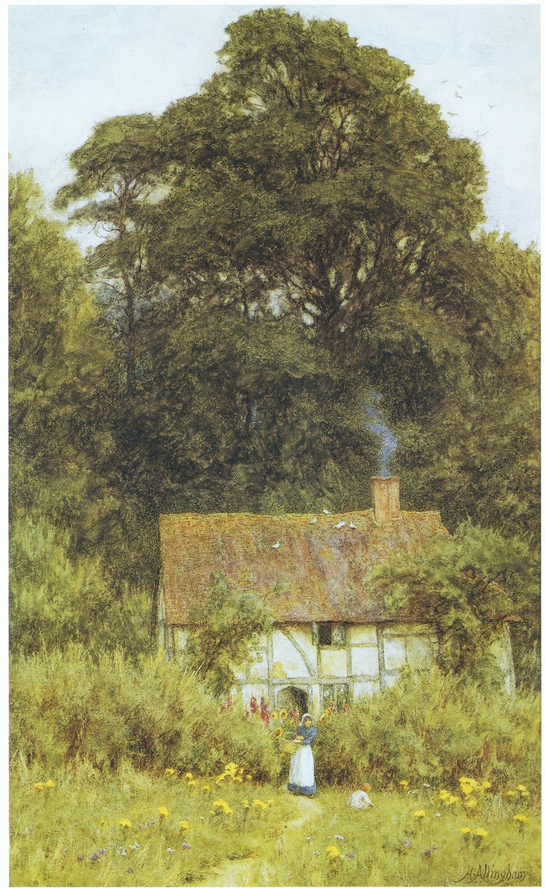 Hytte ved Brook, nær Witley av Helen Allingham
