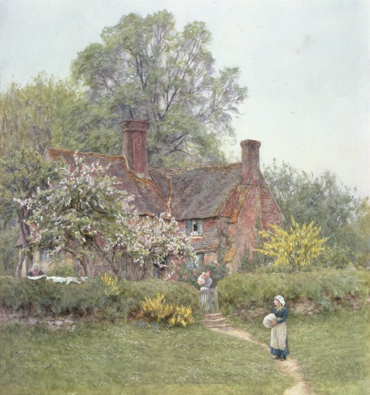 Hytte på Chiddingfold av Helen Allingham