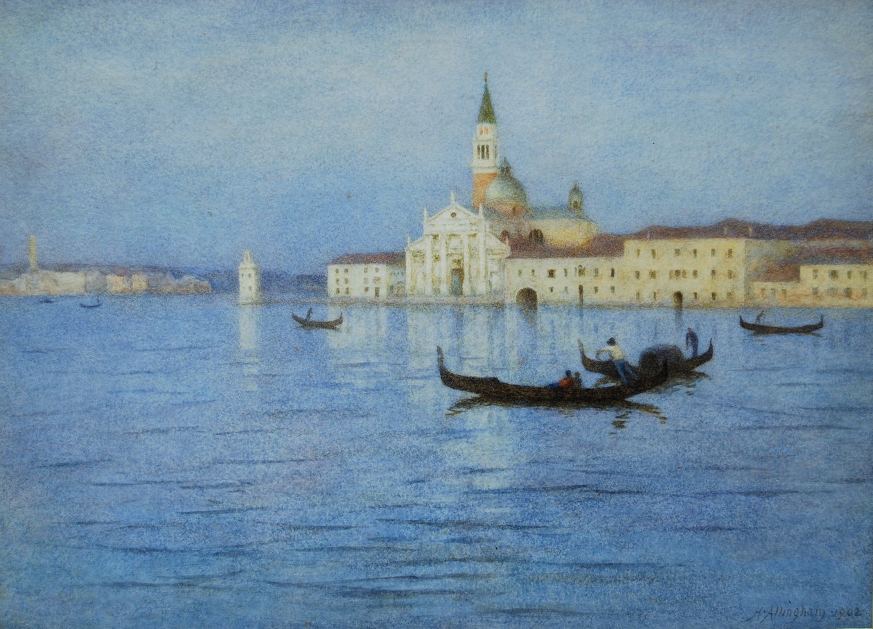 San Giorgio Maggiore, Venezia, 1902 av Helen Allingham