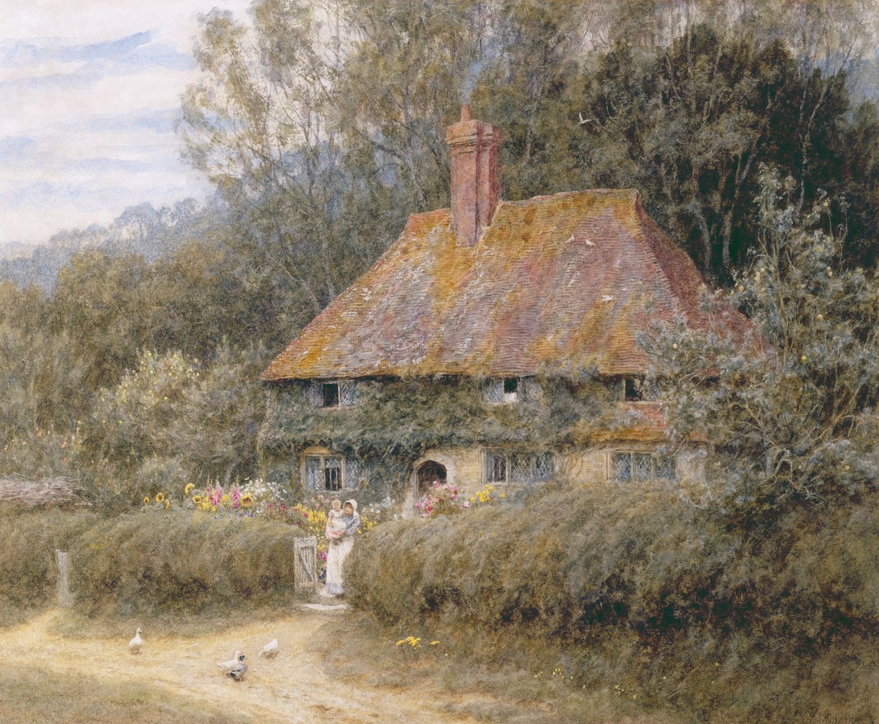 Valewood Farm under Blackwood, Surrey av Helen Allingham