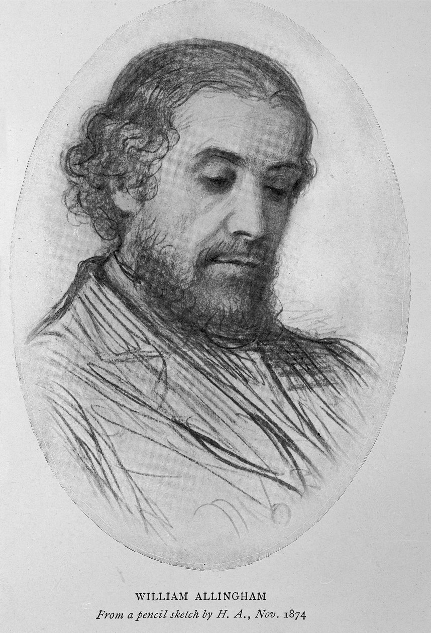 William Allingham, 1874 av Helen Allingham
