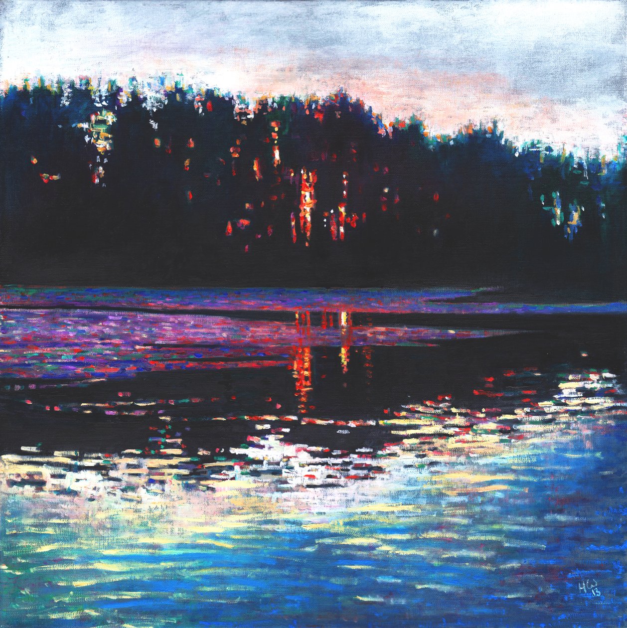 Stillhet i midten, 2013, av Helen White