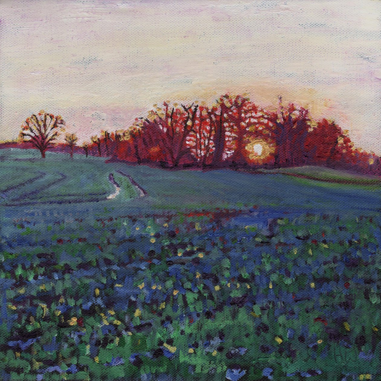 Solen hilser jorden, 2012, av Helen White