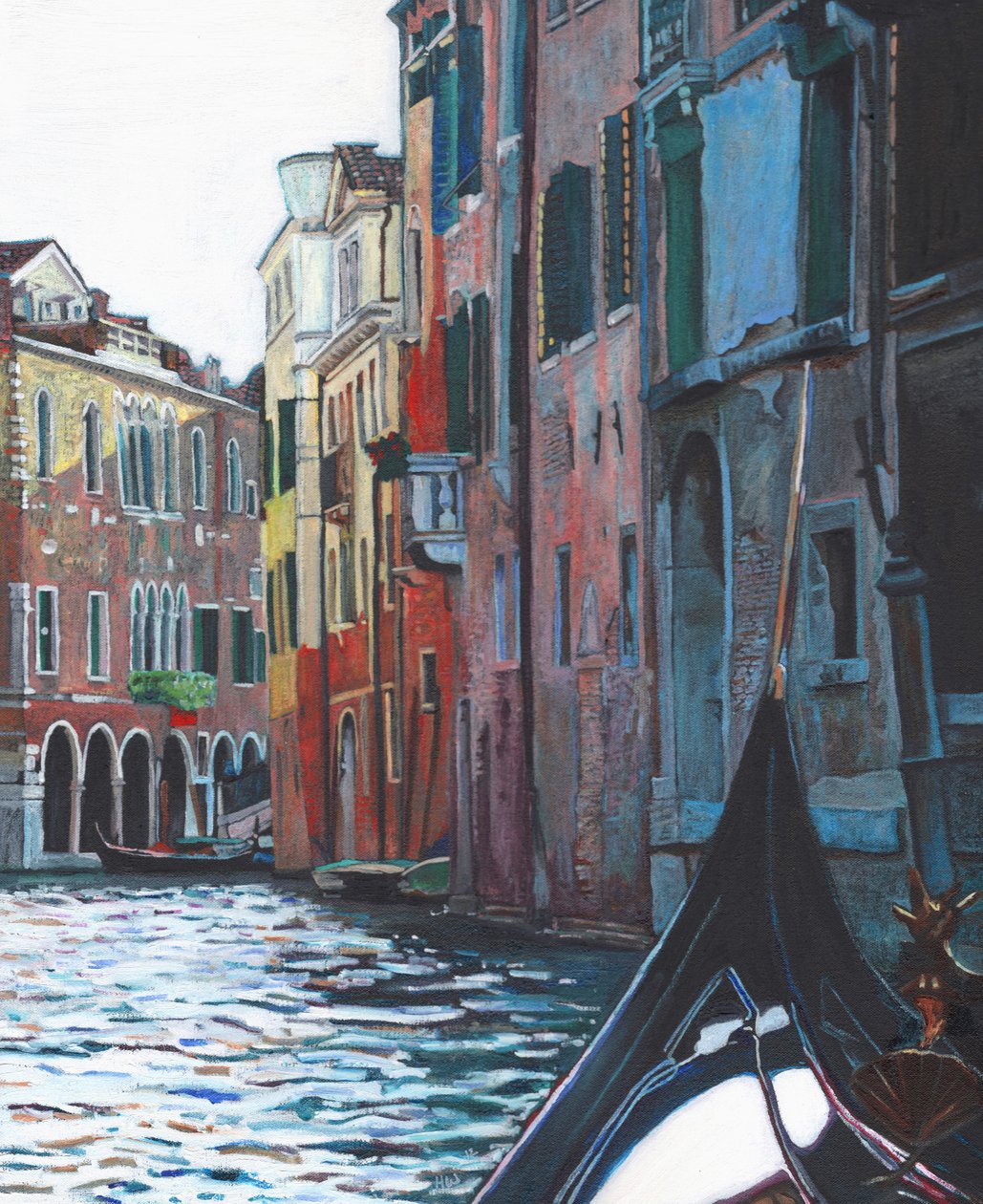 Venetiansk bakevje, 2012, av Helen White