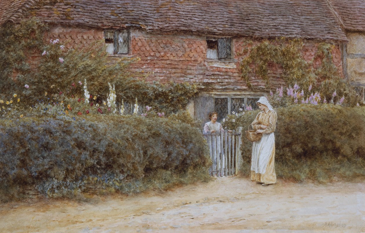 En hytte på Haslemere av Helen Allingham