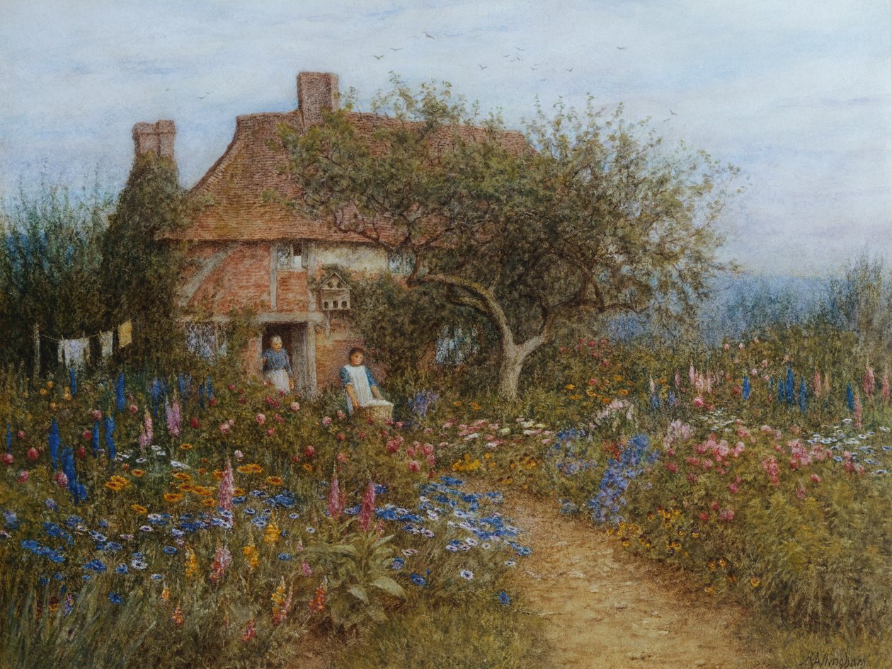 En hytte nær Brook, Witley, Surrey av Helen Allingham