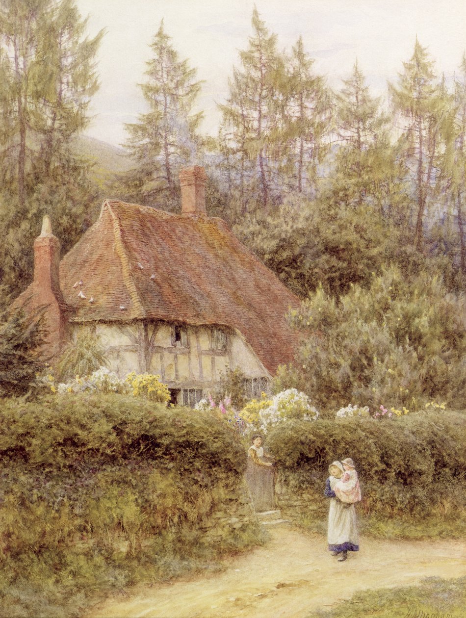 En hytte nær Haslemere av Helen Allingham