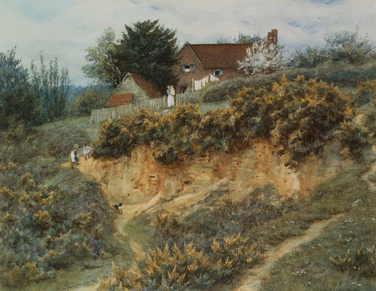 På Sandhills, Witley av Helen Allingham