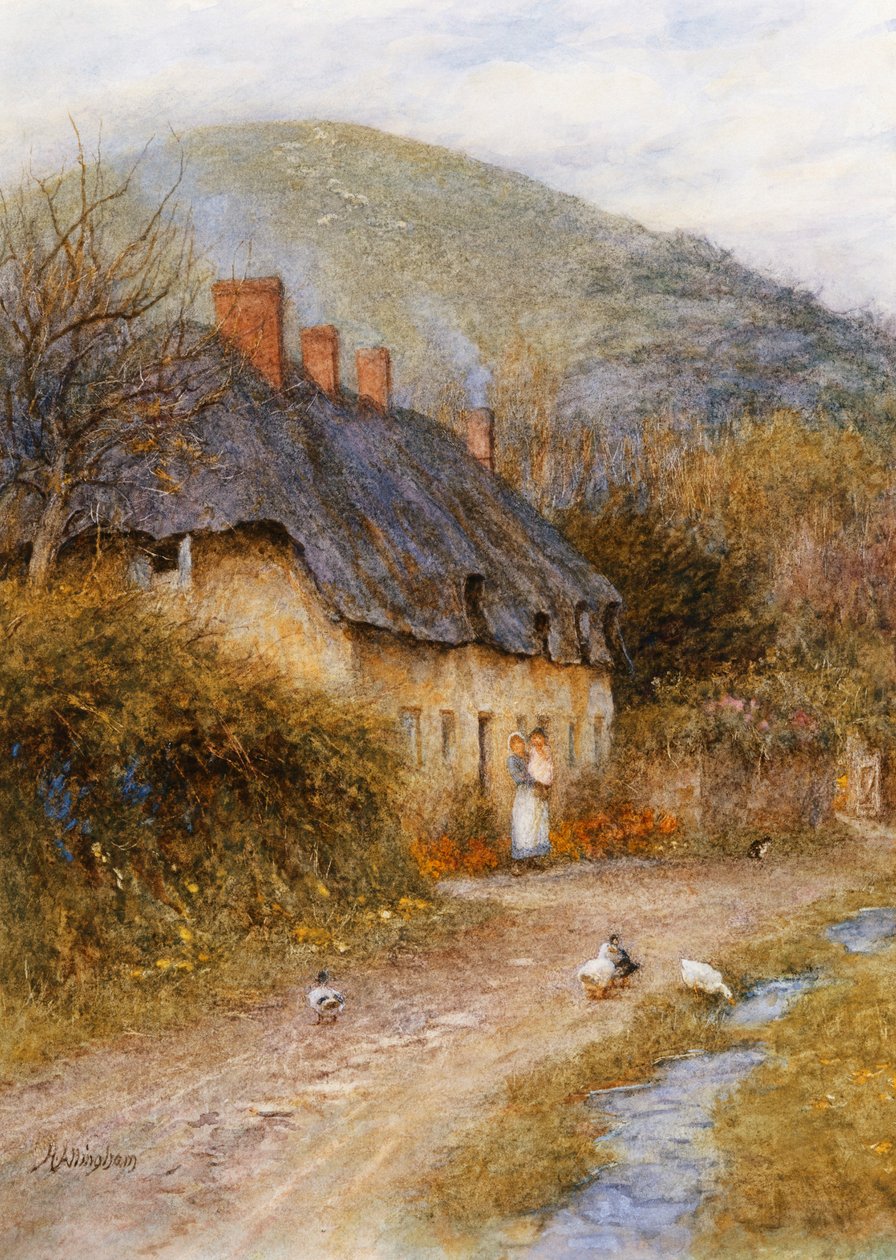 På Symondsbury, nær Bridport, Dorset av Helen Allingham