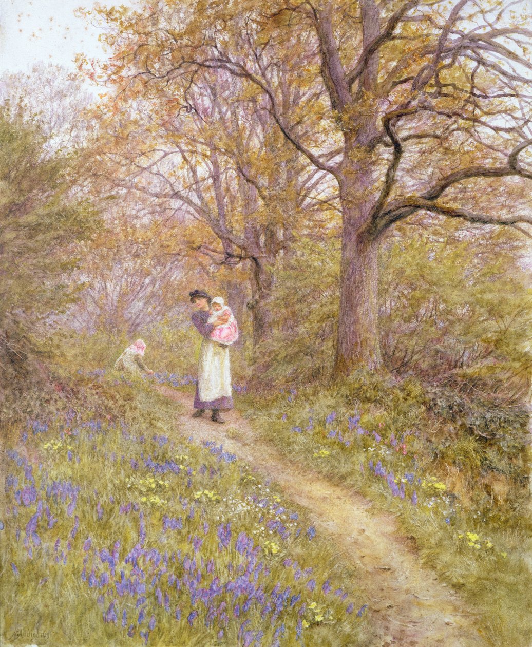 Blåklokker av Helen Allingham