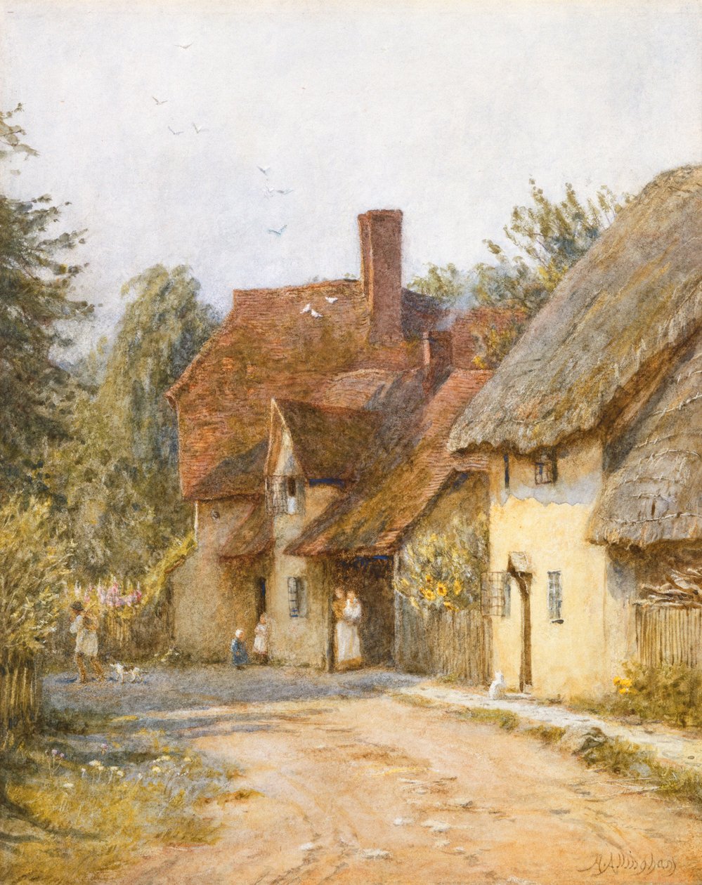 East Hagbourne, Berkshire av Helen Allingham