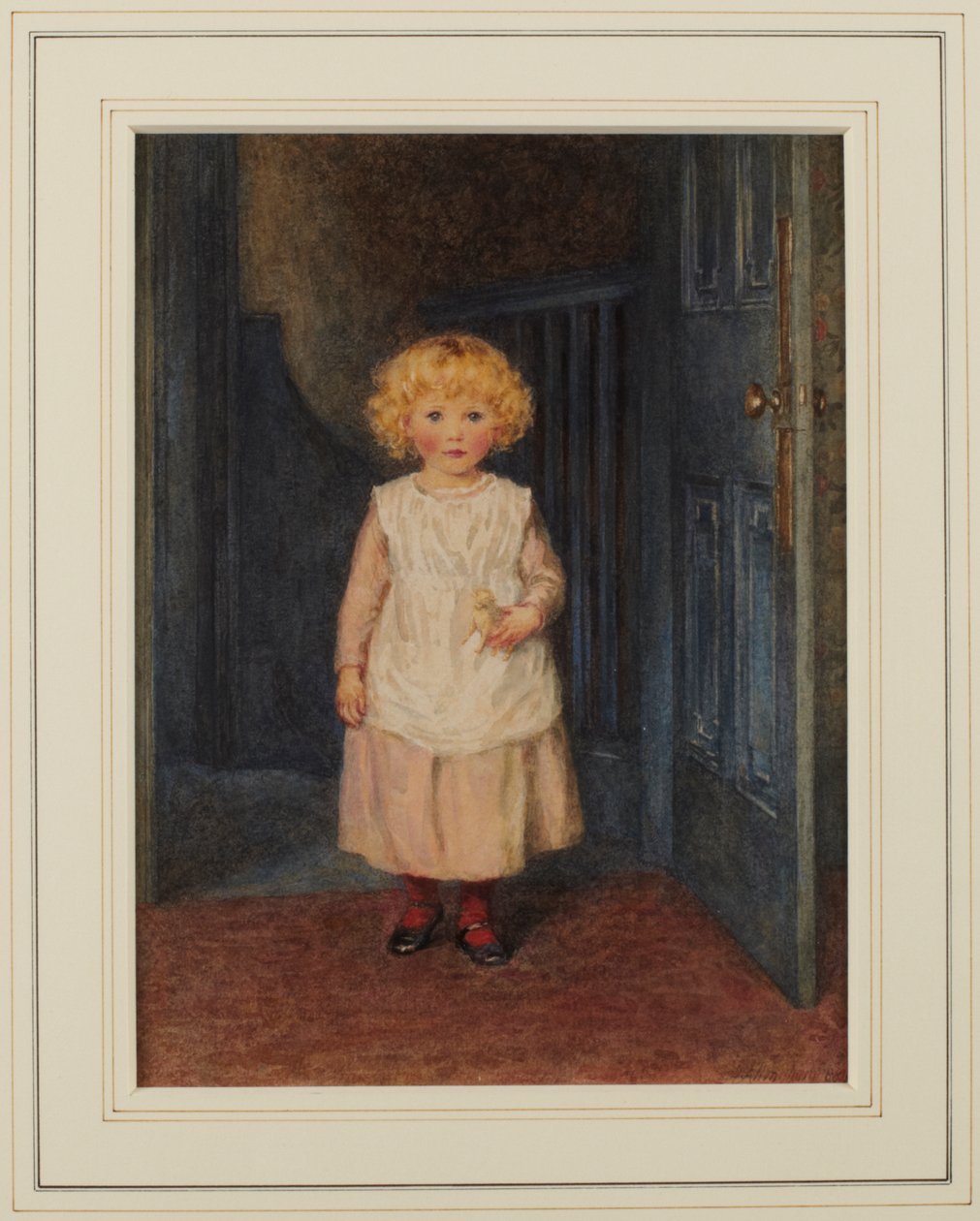 Henry Allingham, 3 år (akvarell på papir) av Helen Allingham