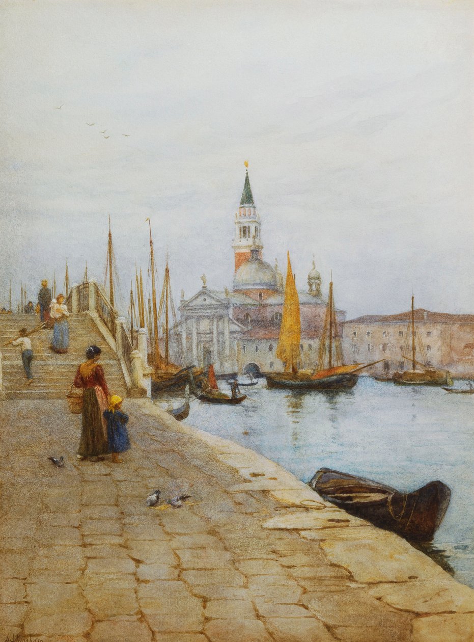 San Giorgio Maggiore fra Zattere, Venezia, av Helen Allingham