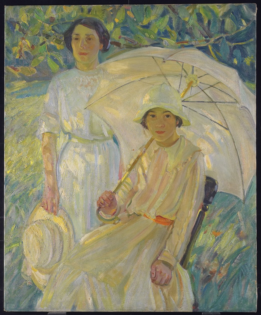 Hvit solskjerm #2, ca. 1912 av Helen Galloway McNicholl
