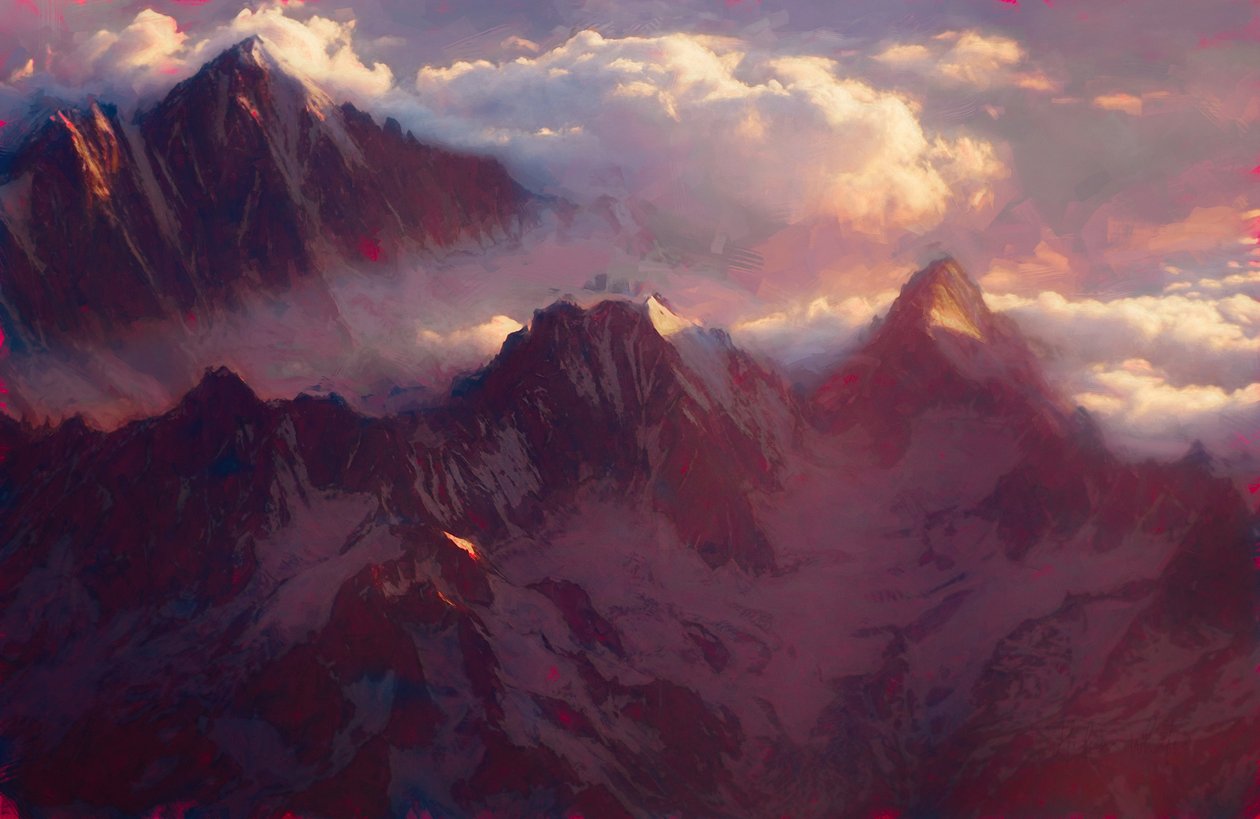 Alpine Dawn, 2019 av Helen White